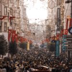 people walking on street